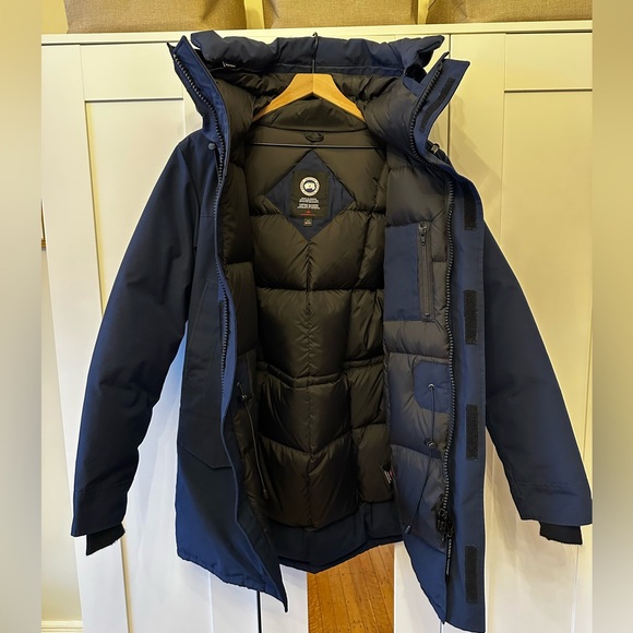 Canada Goose Langford Parka 2062MT Atlantic Navy Size Small (no fur) - Picture 4 of 14